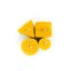 Beeswax candle – round, 14cm