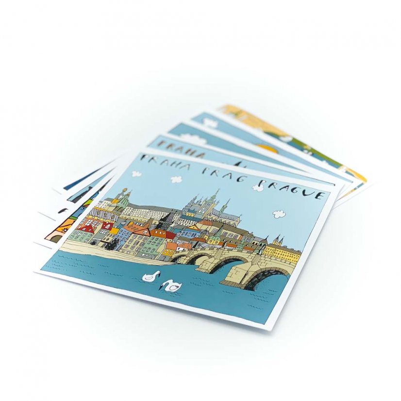 Postcard Prague - motif 4