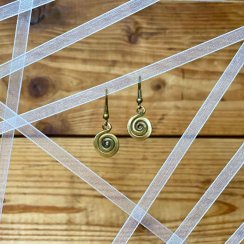 Brass earrings - motif 1