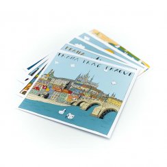 Postcard Prague - motif 1