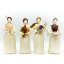 Corn husk doll - purple bouquet
