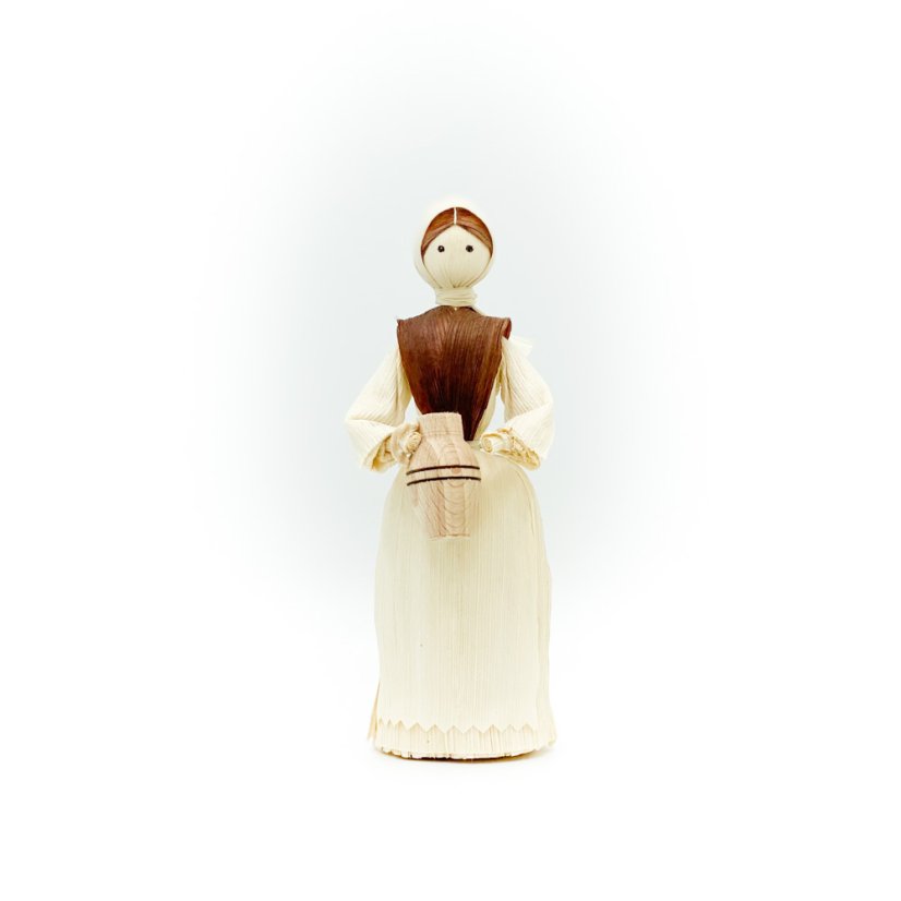 Corn husk doll - jar