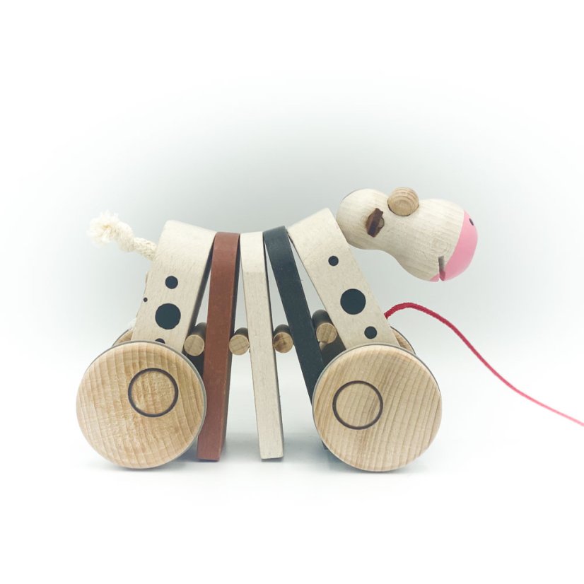Wooden clapping cow