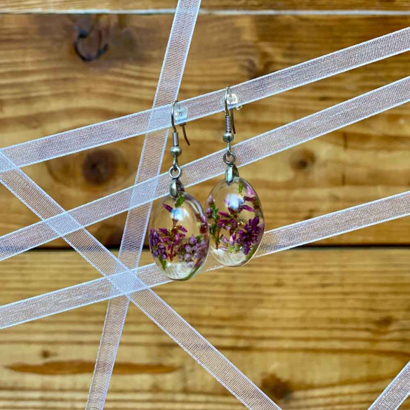 Floral Hanging Earrings - motif 1