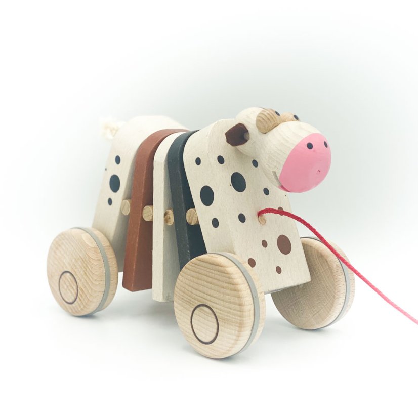 Wooden clapping cow