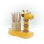 Wooden pencil case - giraffe