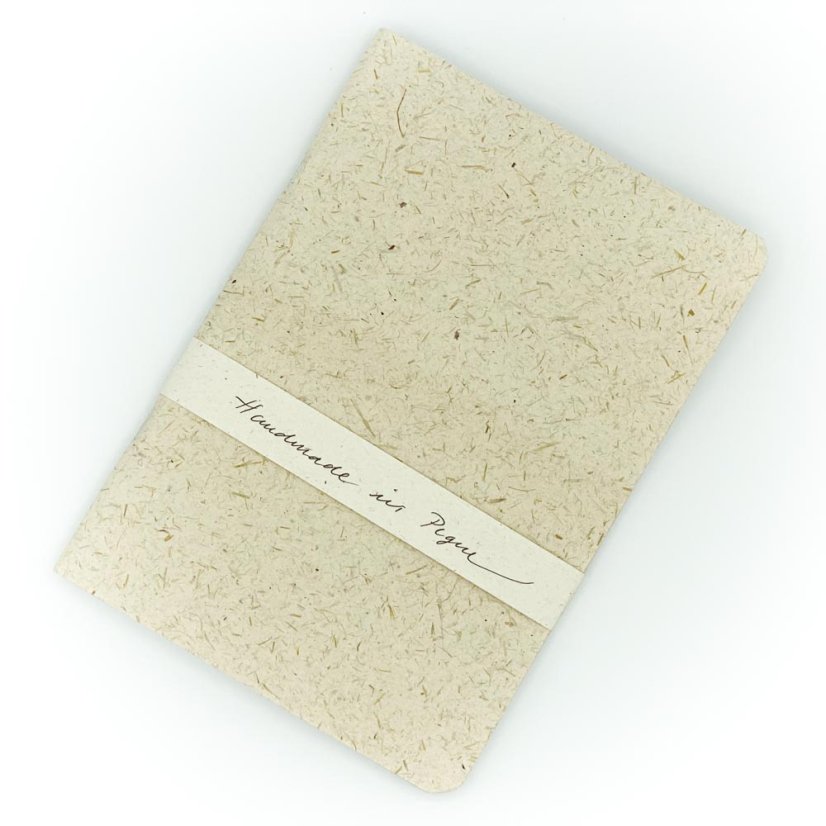 Notebook from zebra droppings