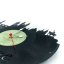 Vinyl clock - carved