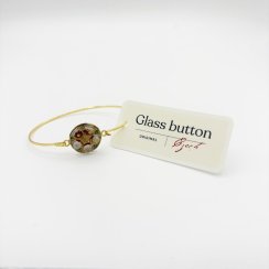 Glass Button Bracelet Thin – motif 2