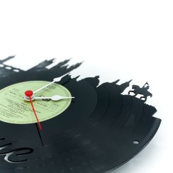 Vinylové hodiny vyřezávané