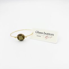 Glass Button Bracelet Thin – motif 6