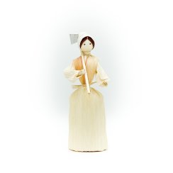 Corn husk doll - hoe