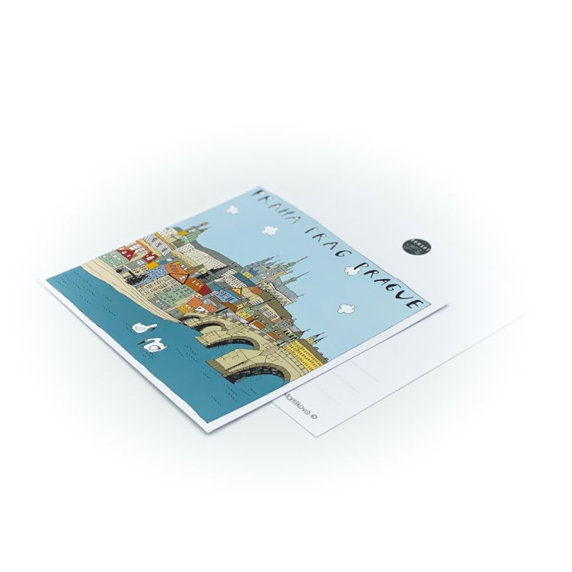 Postcard Prague - motif 2