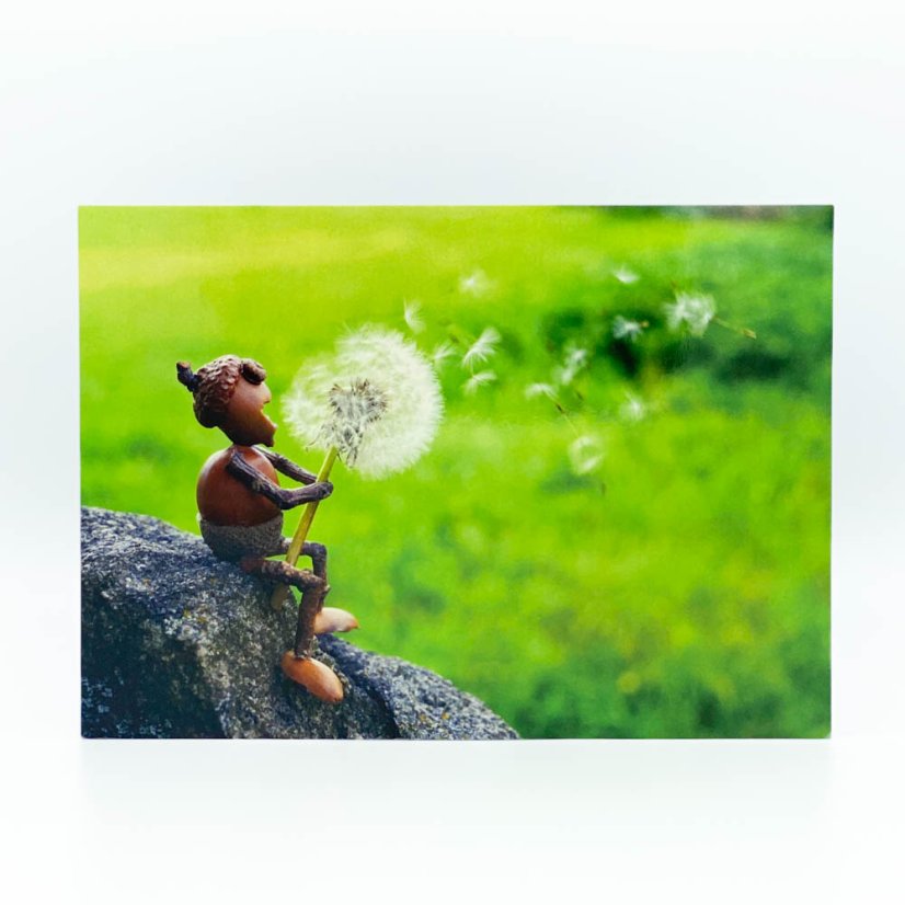 Postcard Acorn Elves - motif 2