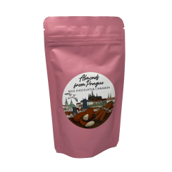 Almonds in milk chocolate and cinnamon