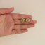 Náušnice květy pecky - vzor 2, různé velikosti - Velikost (průměr): 15 mm