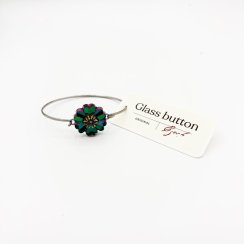 Glass Button Bracelet Thin – motif 3