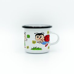 Enamel mug lady beetle