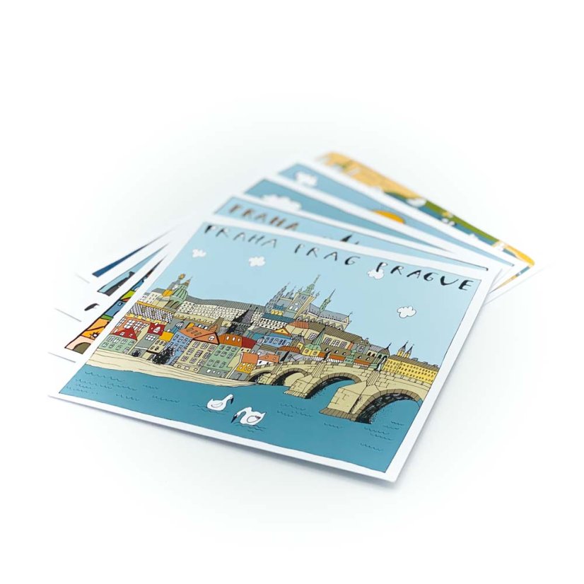 Postcard Prague - motif 2