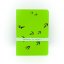 Notebook birds - motif 1 - Colour: Green