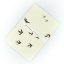 Notebook birds - motif 1 - Colour: White