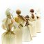 Corn husk doll - purple bouquet