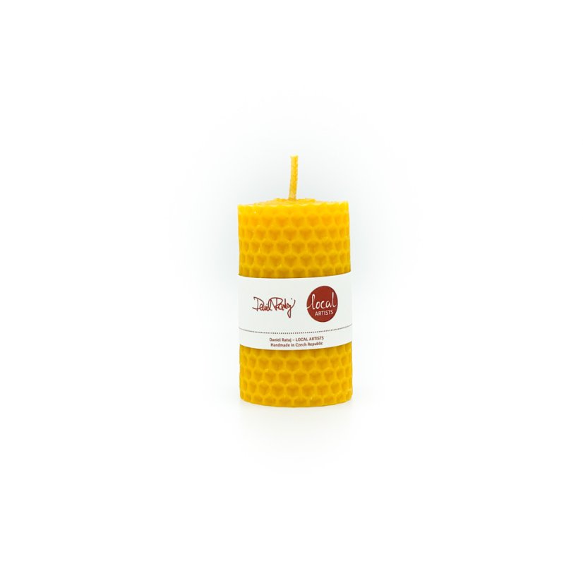 Beeswax candle – round, 4cm
