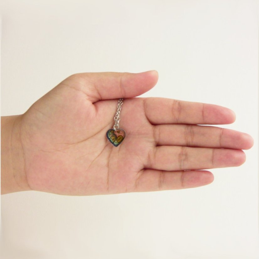 Heart necklace small- motif 2