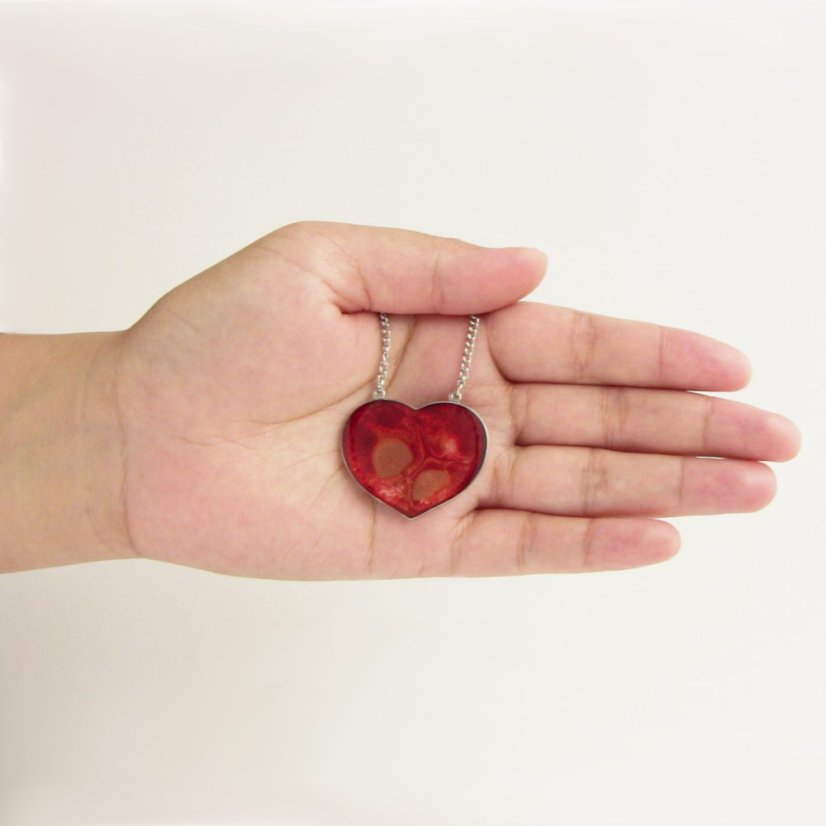 Heart necklace large - motif 2