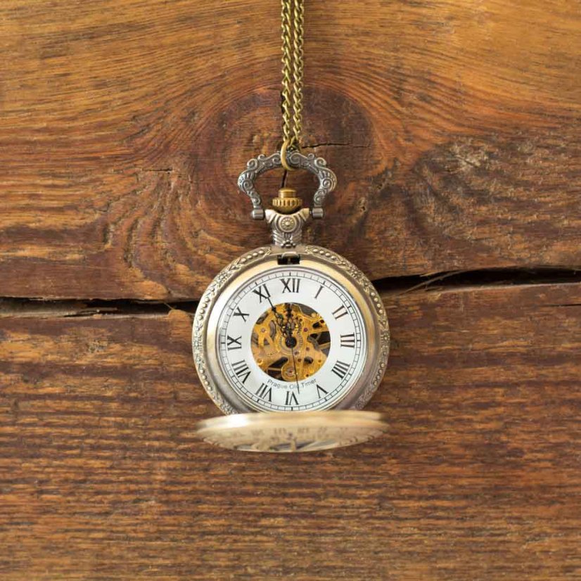 Mechanické hodinky - ORLOJ - Barva: Černá, Velikost (průměr): 40mm
