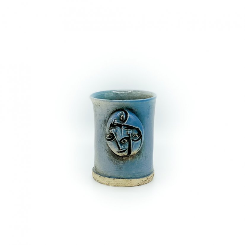 Round ceramic vase - motif 2