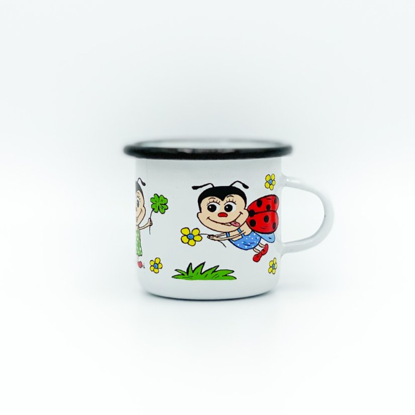 Enamel mug lady beetle
