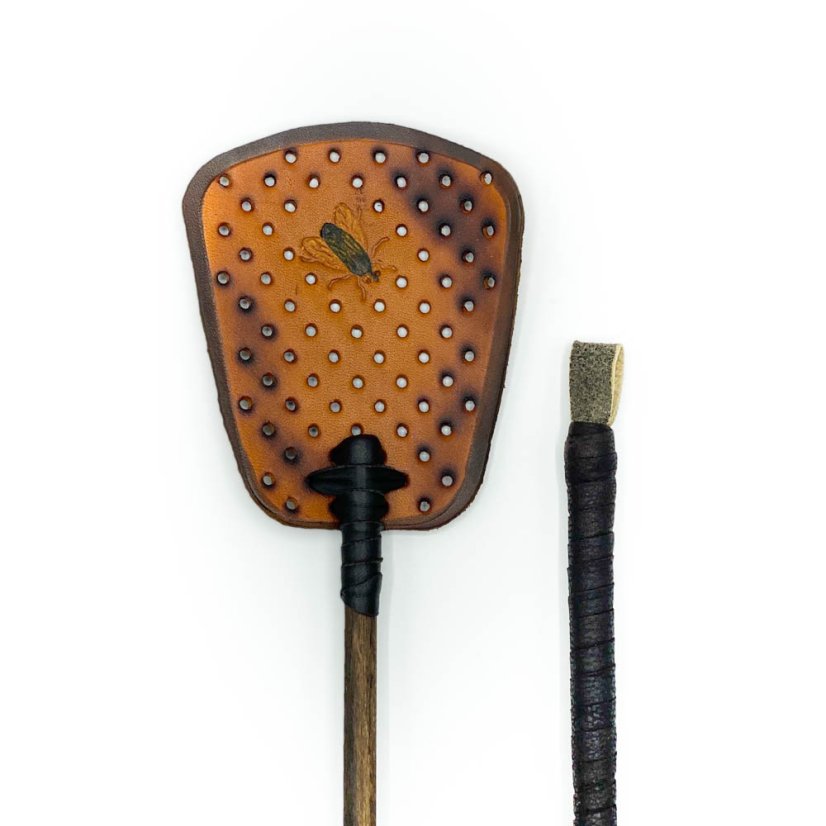 Leather fly swatter