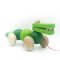 Dřevěný tahací krokodýl mazlík